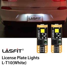 LASFIT Canbus LED License Plate Light Bulb 168 194 T10 White for GMC Canyon 2022