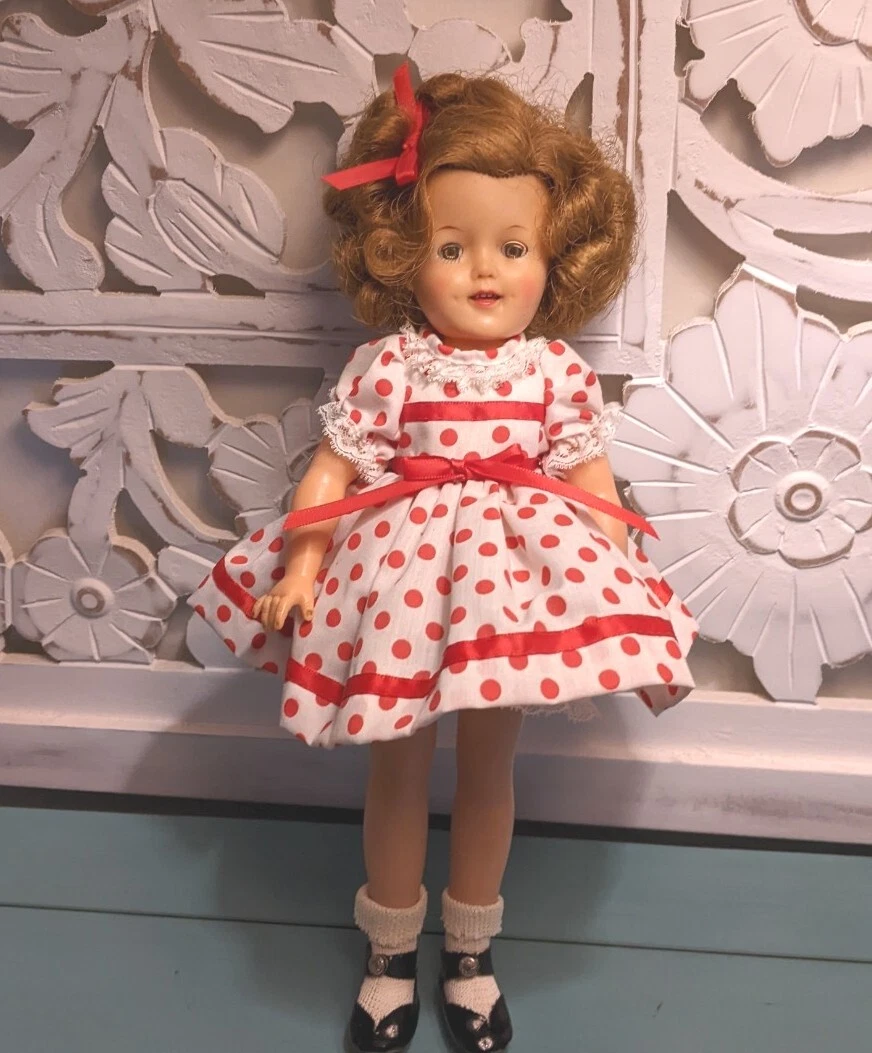 Shirley temple red polka dot dress sale