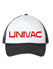 Vintage UNIVAC Red Logo Retro Computer Company Hat Trucker Hat Adjustable Cap