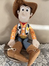 RARE DISNEY TOY STORY 4 SHERIFF 24  WOODY PLUSH DOLL JUMBO TALL VERY SOFT