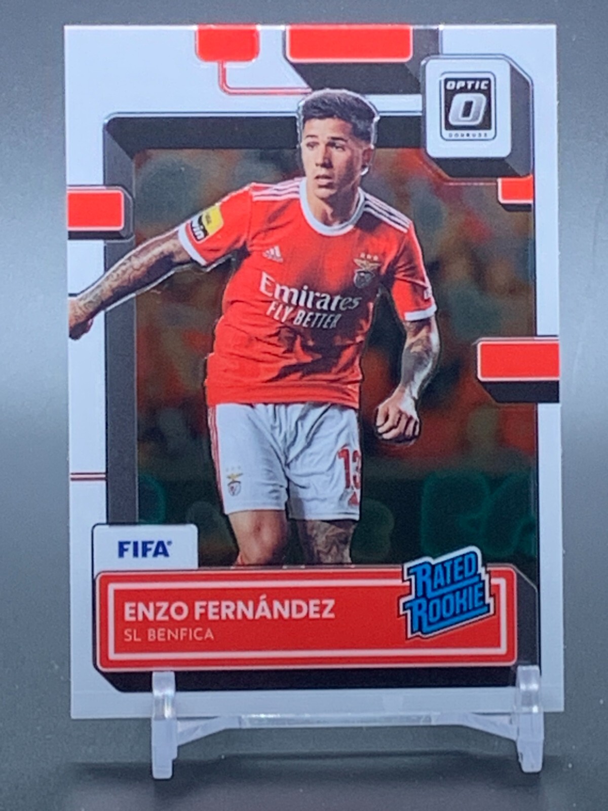 2022-23 Panini Donruss Optic Rated Rookie #189 ENZO FERNANDEZ SL Benfica RC