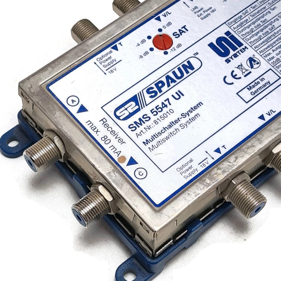 Spaun Satellite Multi Switch Cascadeable Type SMS-5547-UI - Image 3 of 4