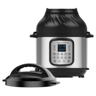 Instant Pot Duo Crisp + Air Fryer 6qt 11-in-1 Multi-Use Pressure Cooker -...
