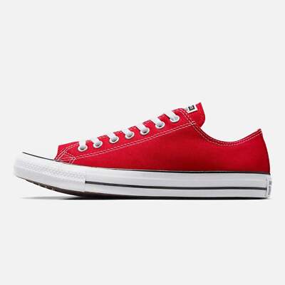 Converse Chuck Taylor Low Wide Fit Red UK