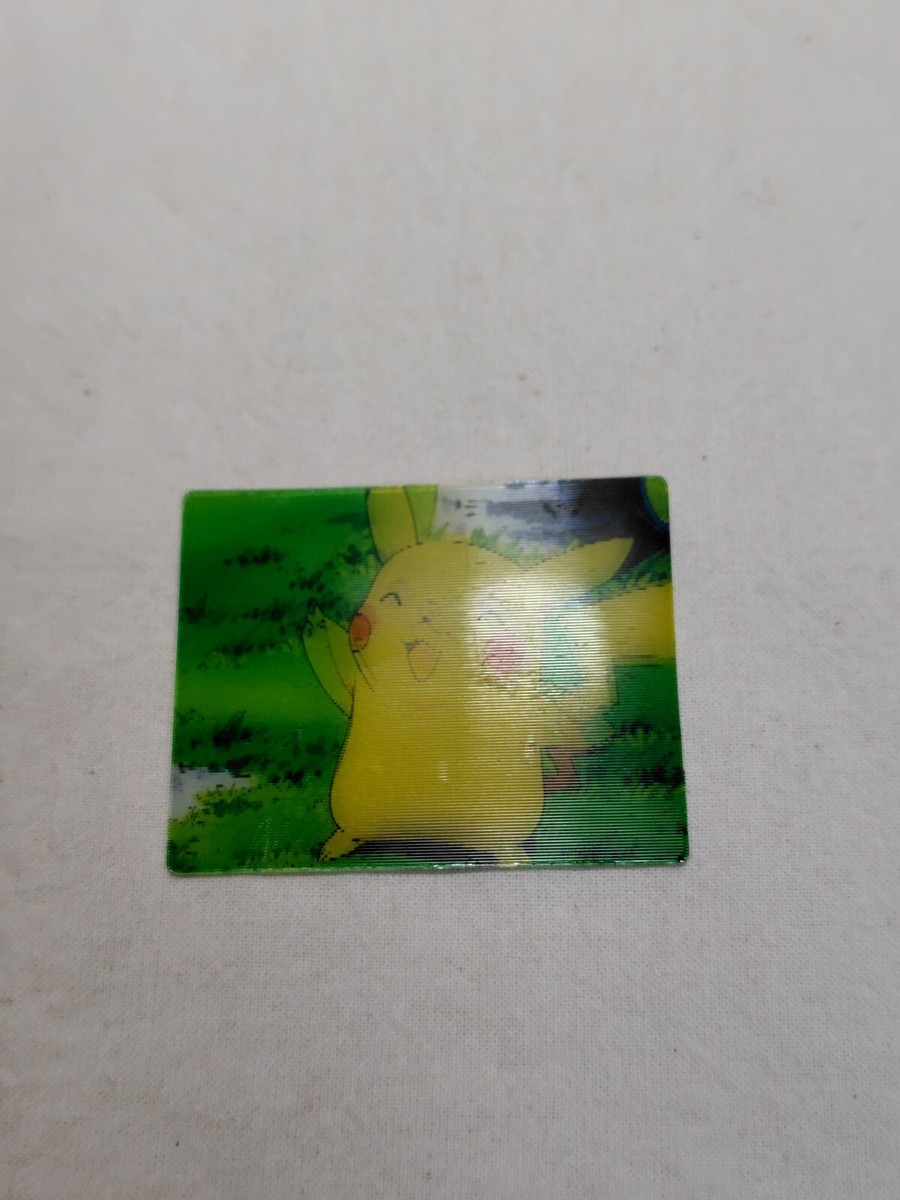 Pikachu 30 Japanese Meiji Super Change Card 3D Lenticular Pokemon