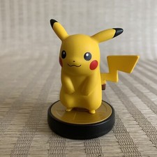 Nintendo Amiibo Pikachu Super Smash Bros Series 3" Pokemon Figure 3DS Wii U
