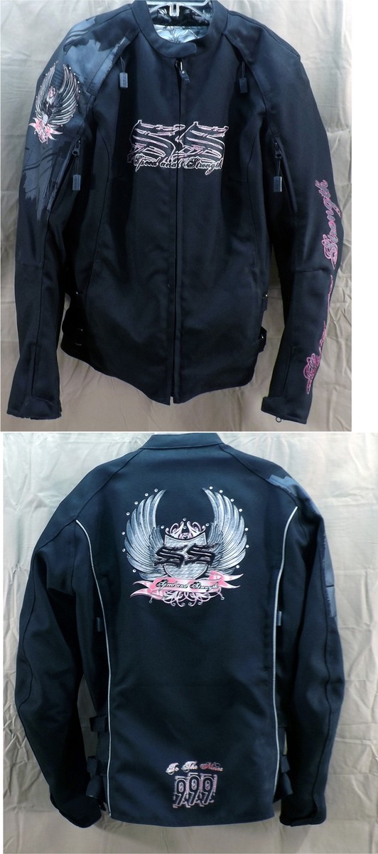 Speed And Strength Women's Motorcycle Jacket Black Size