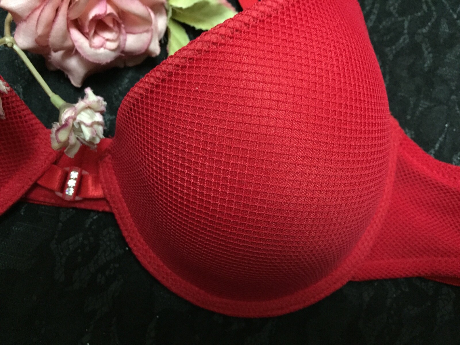 Unbranded Bra size it 4b us 36b eu 80b Red padded u… - Gem