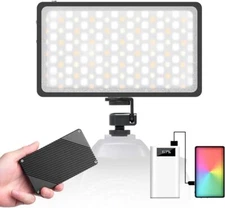 Moman MLX-RGB Dimmable Video Light 2500K-8500K CRI 96+ For Camera DSLR Camcorder