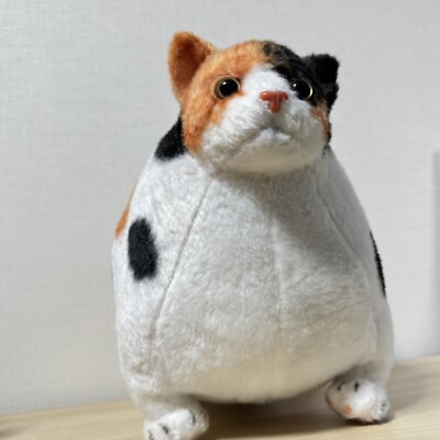 Peluche Fatty Zoo Gatto Calico Giapponese – 9cm, Kawaii, Mini Mikeneko, Nuovo, Made In Japan - 4