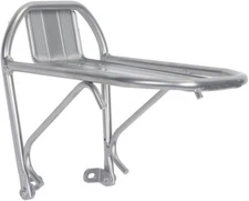 Sunlite Gold Tec Front Bicycle Rack – Silver | Fits 26"/700c Wheels | Brand New