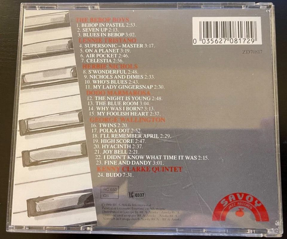 The Modern Jazz Piano Album 70+minutes (the bebop boys herbie nichols) Like New Foto 3 de 3