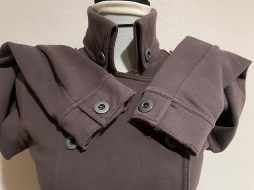 CONVERSE ONE STAR Womens Size S Military Style Jacket Blazer Buttons Pocket Look - Foto 12 di 22