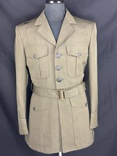 USMC Men's Alpha Green Poly/Wool Uniform Jacket Dress Coat Size 40 Reg USED