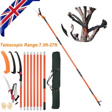 Pole Saws For Tree Trimming Manual Pole Saws 7.3-27ft Extension Pole Tree Trimme