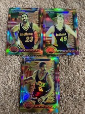 1993 Finest Refractor Lot Of 3 Rik Smits Derrick McKey Jay Humphries