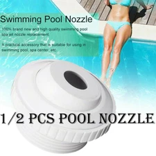 1/2PCS White Swimming Pool Water Outlet Eyeball Jet Nozzle for In-ground Pool US