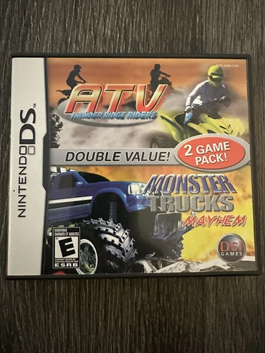 ATV: Thunder Ridge Riders/Monster Trucks Mayhem (Nintendo DS, 2007)