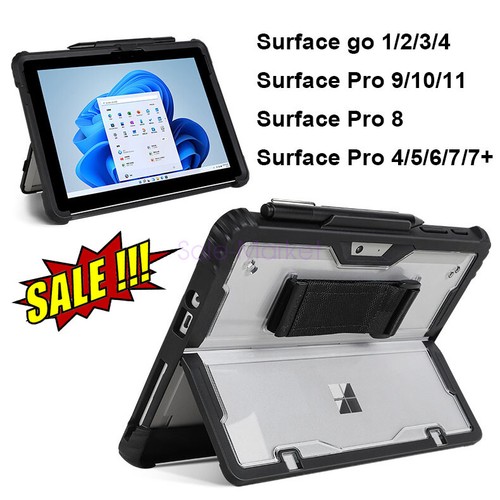 Protective Case Cover for Surface Pro 4 5 6 7 7+ 8 9 10 11 Surface Go 1 2 3 4 - Picture 2 of 16