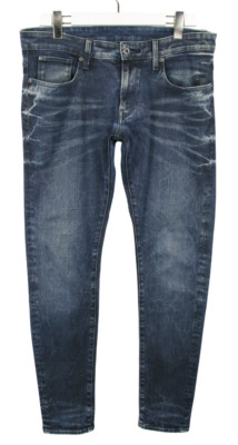 新品 w40 G-Star RAW　REVEND SUPER SLIM G-STAR Revend Super Slim Jeans Men's W34/L36 Zip Fly Faded Stretch