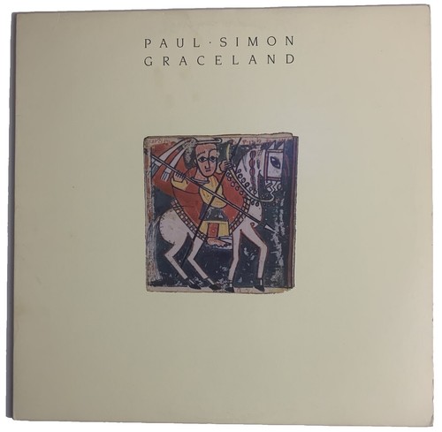 ORIGINAL Vtg 1986 PAUL SIMON Album GRACELAND Record w Inner Lp