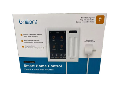 Brilliant - Smart Home Control Panel 2-Switch Plug-In - NEW OPEN !!! | eBay