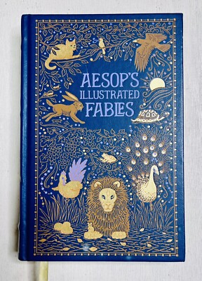 Aesop's Illustrated Fables Barnes And Noble Leather Hardcover Collectors Edition