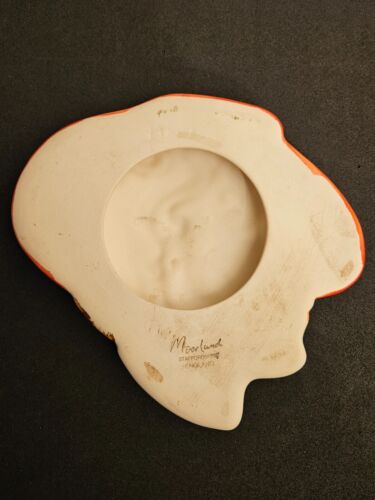 Moorland Pottery Chelsea Works Art Deco Themed Face Wall Plaque /Mask (i - Picture 4 of 8