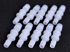 10 Count Cole Parmer Masterflex PVDF Straight Hose Barb Reducers 1/2 ID x 3/8 ID