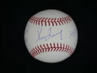 GREG MADDUX SIGNED SIGNED OFFICIAL OMLB BASEBALL "1995 WS CHAMPS & HOF 2014" BAS