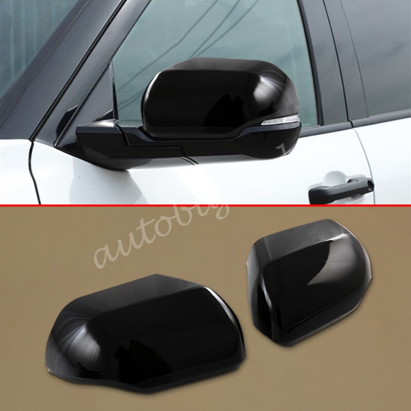 For Toyota Sequoia 2023-2024 Black Side Rearview Mirror Cover Trims Accessories