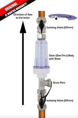 Eurofilter Junior Basic (Sieb) 95% Zentralheizung Kesselfilter - Viessmann