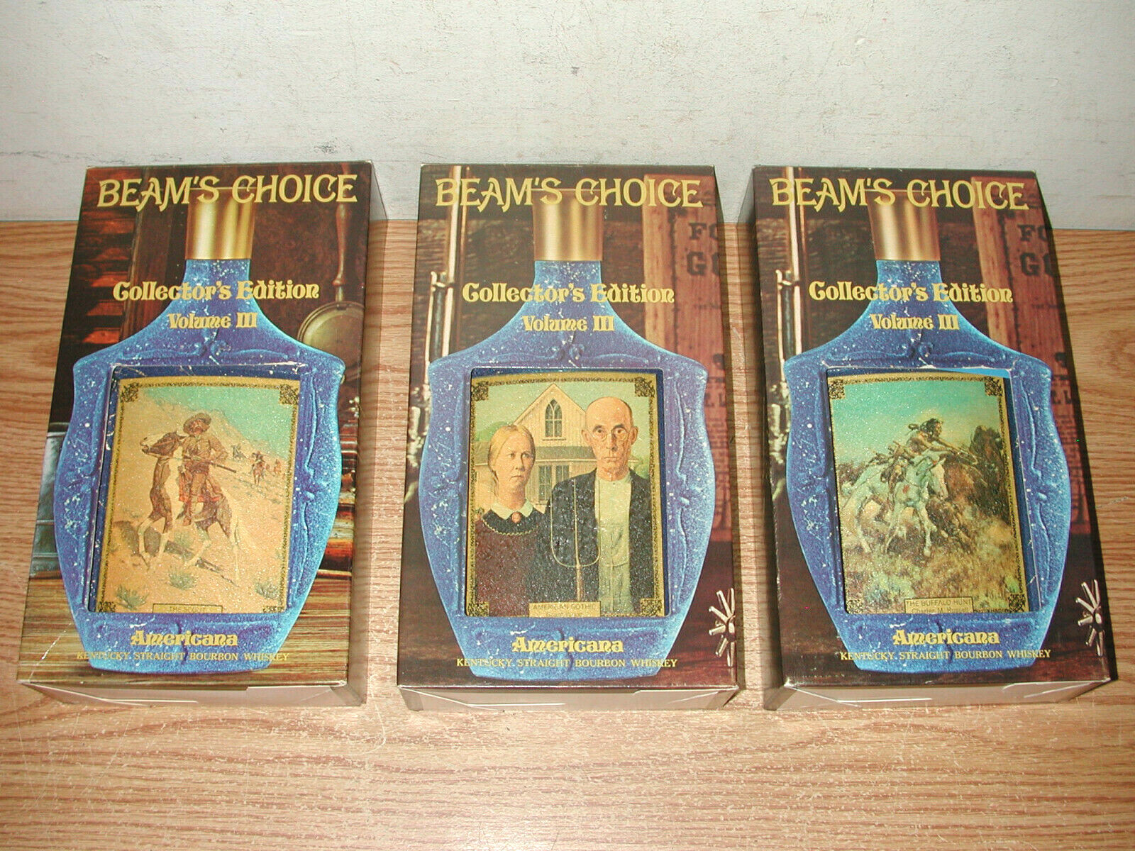 VINTAGE 1968 BEAM'S CHOICE COLLECTOR'S EDITION III AMERICANA WHISKEY