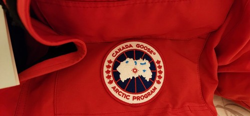 NEW GREY LABEL EDITION RED CANADA GOOSE EXPEDITION MEDIUM FITS "L-XL" PARKA - Picture 9 of 24