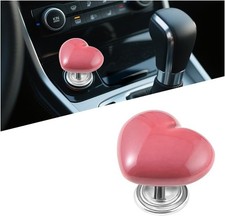 Car Push Start Button Cover, Heart Engine One Touch Start Stop Joystick,