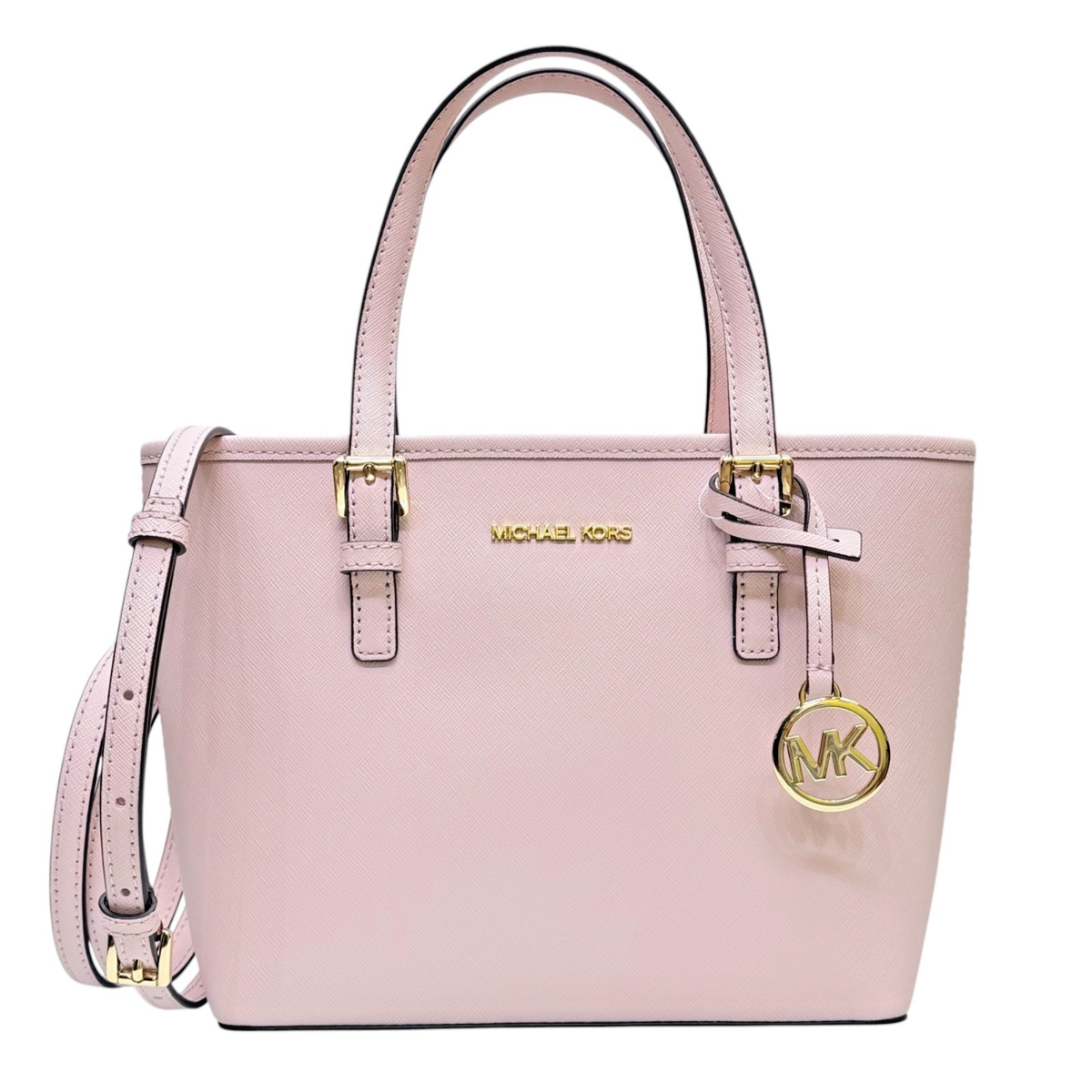 Michael Kors Jet Set Travel Carryall XS Tote Crossbody Bag Leather