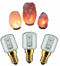 3 Pack Himalayan Salt Lamp Bulb Fridge E14 25W Pygmy Light Appliance Small Screw
