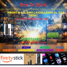 Fire TV Stick  HD di Amazon Già configurata, pronta all'uso !!!
