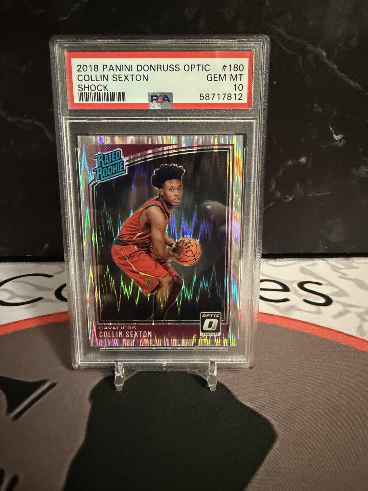 2018-19 Panini Donruss Optic - Rated Rookie Collin Sexton #180 Shock PSA 10 RC