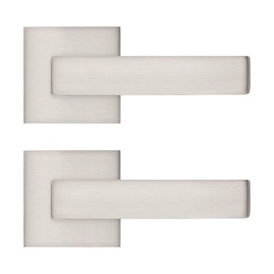 Probrico [Pack of 2 Dummy Door Lever Handle for 2 Pack, Satin Nickel