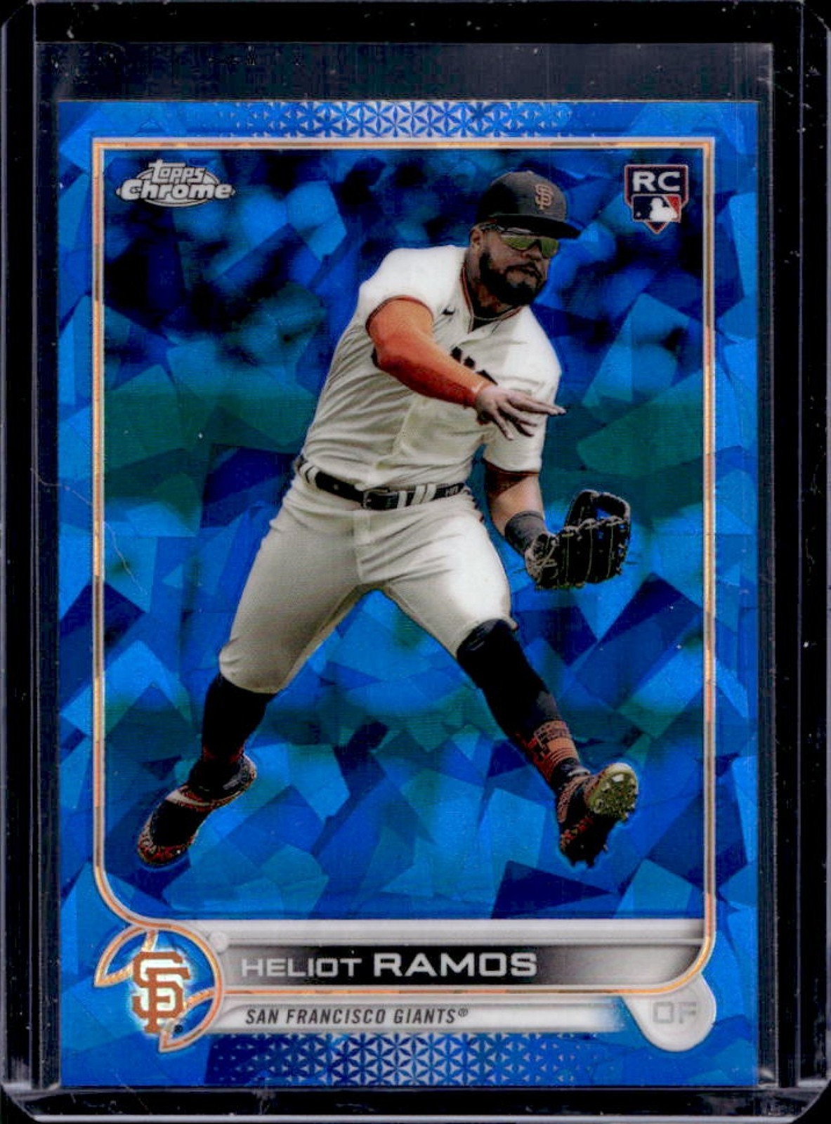 2022 Topps Chrome Update Sapphire Heliot Ramos RC Rookie #US154 Giants
