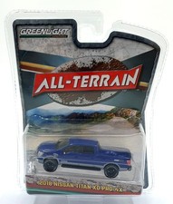 Greenlight 1/64 Scale 35210-C - 2018 Nissan Titan XD Pro-4X - Blue