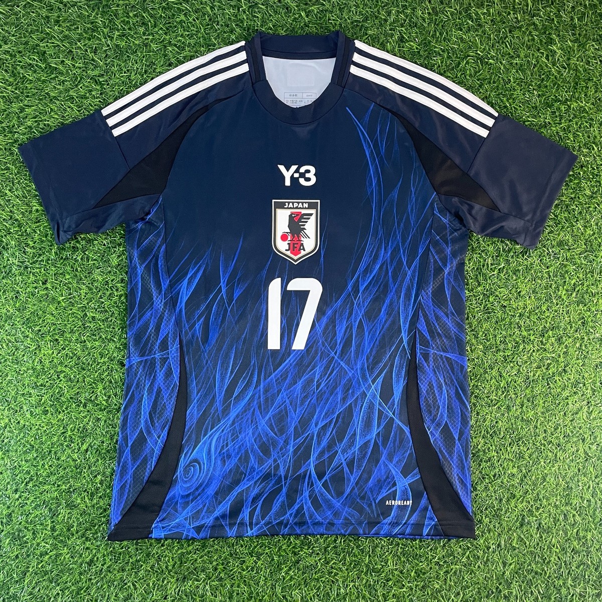 (yuggh 様) 日本代表 サッカーシャツ M TANAKA 17 Brand New! Ao Tanaka 2024 Japan Y-3 Official Jersey Shirt Kit