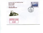 Isle of Man 1998 Railway FDC  Port St Mary Post Office cancel