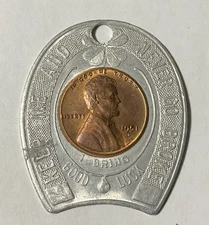 1951 - D Encased Cent Lucky Penny Sociable Schenley Reserve Blended Whiskey