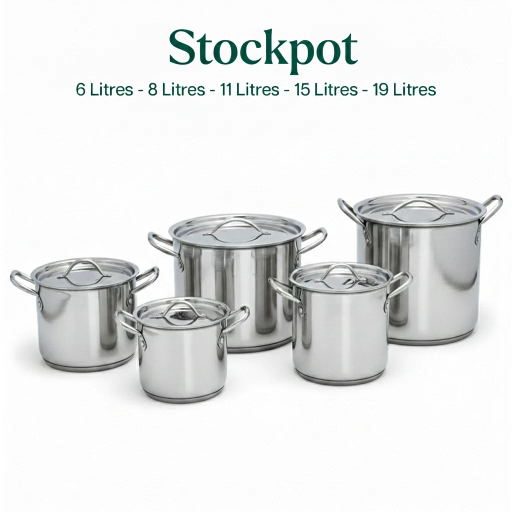 Stainless Steel Vegetable Chicken Soup Stewing Stock Pot Boiling Pan With Lid
Opens in a new window