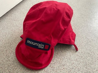 Mountain Range Gore-Tex Herren kleine rote Schirmmütze (sehr guter Zustand)