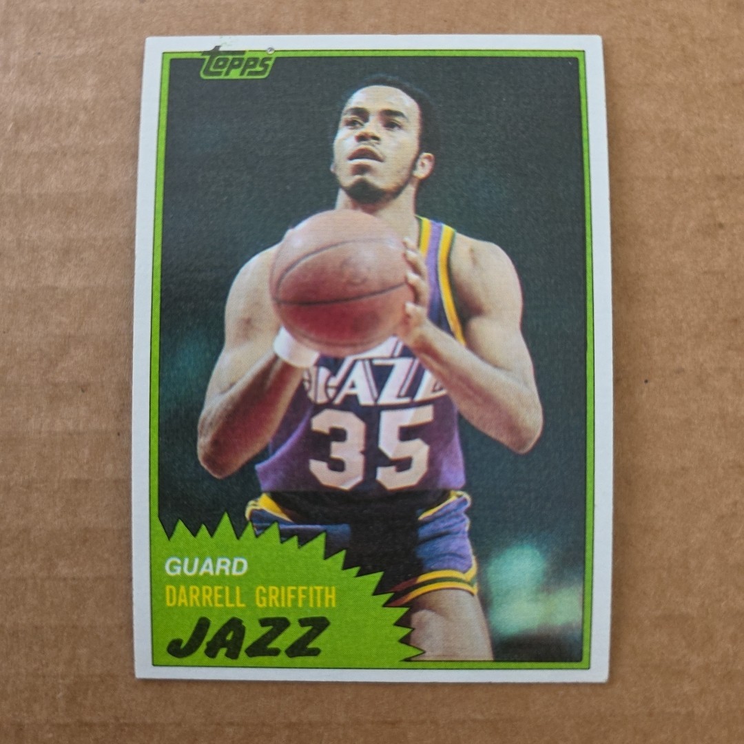 1981-82 Topps Basketball Darrell Griffith Card # 41