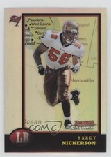 1998 Bowman Chrome Interstate Refractor Hardy Nickerson #180 h8k