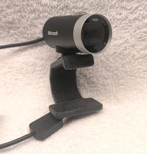 Microsoft LifeCam Cinema 720p HD Webcam #1393 - Black Tested